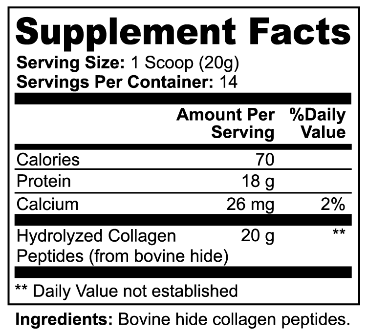 MadyLeigh Grass-Fed Hydrolyzed Collagen Peptides