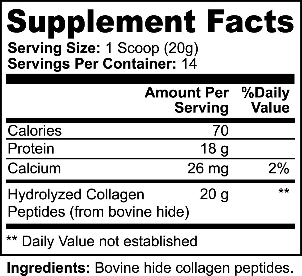 MadyLeigh Grass-Fed Hydrolyzed Collagen Peptides